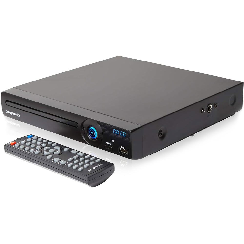 Grouptronics GTDVD-181 Compact Multi Region DVD Karaoke Player Image 1