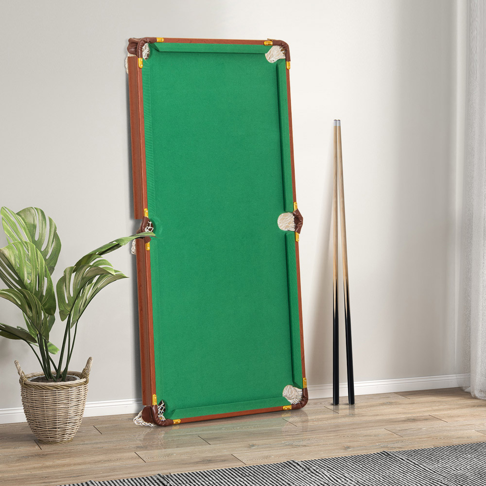 Costway Folding Billiards Table Set with Foldable Legs Image 4