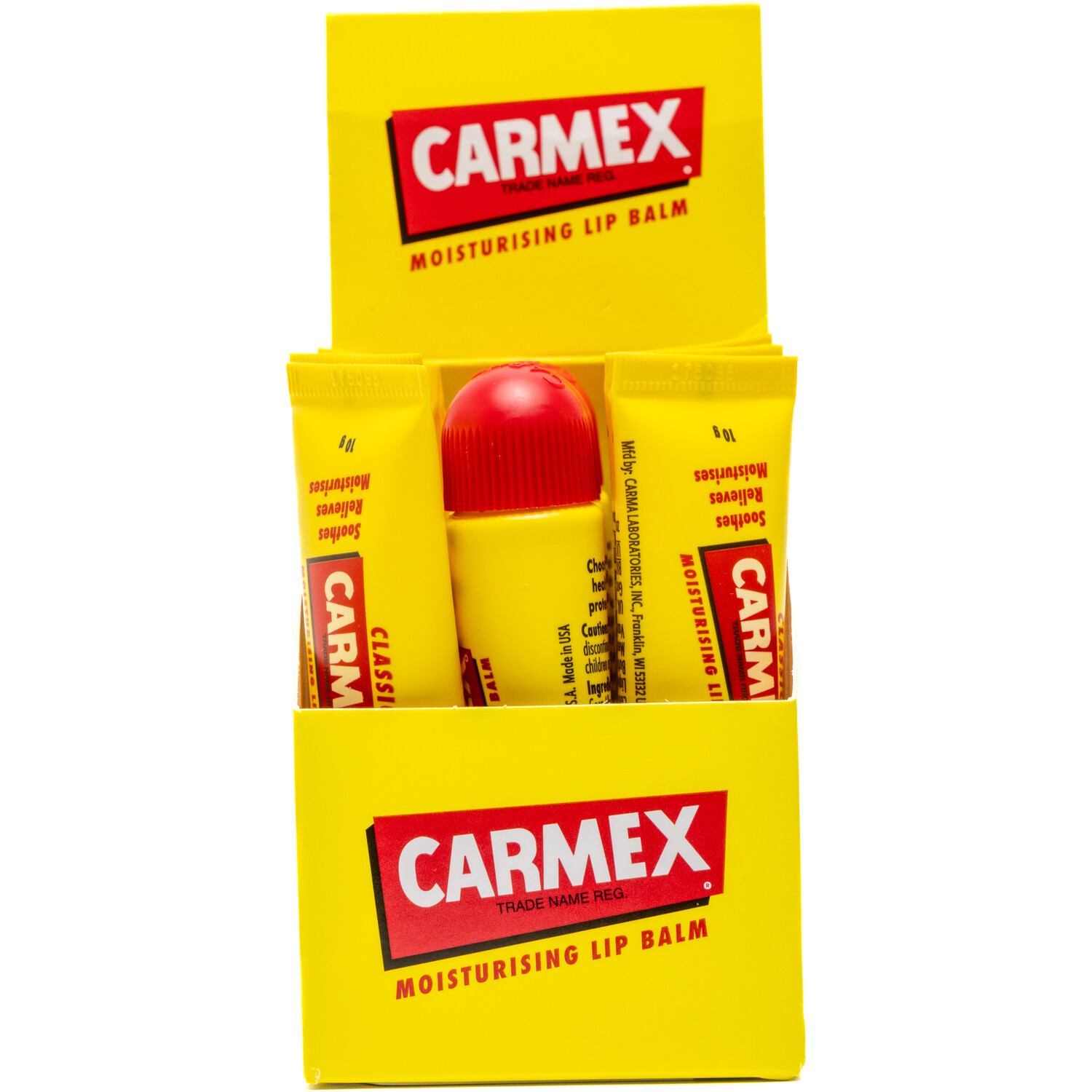 Carmex Original Lip Balm Tube 10g - Yellow Image