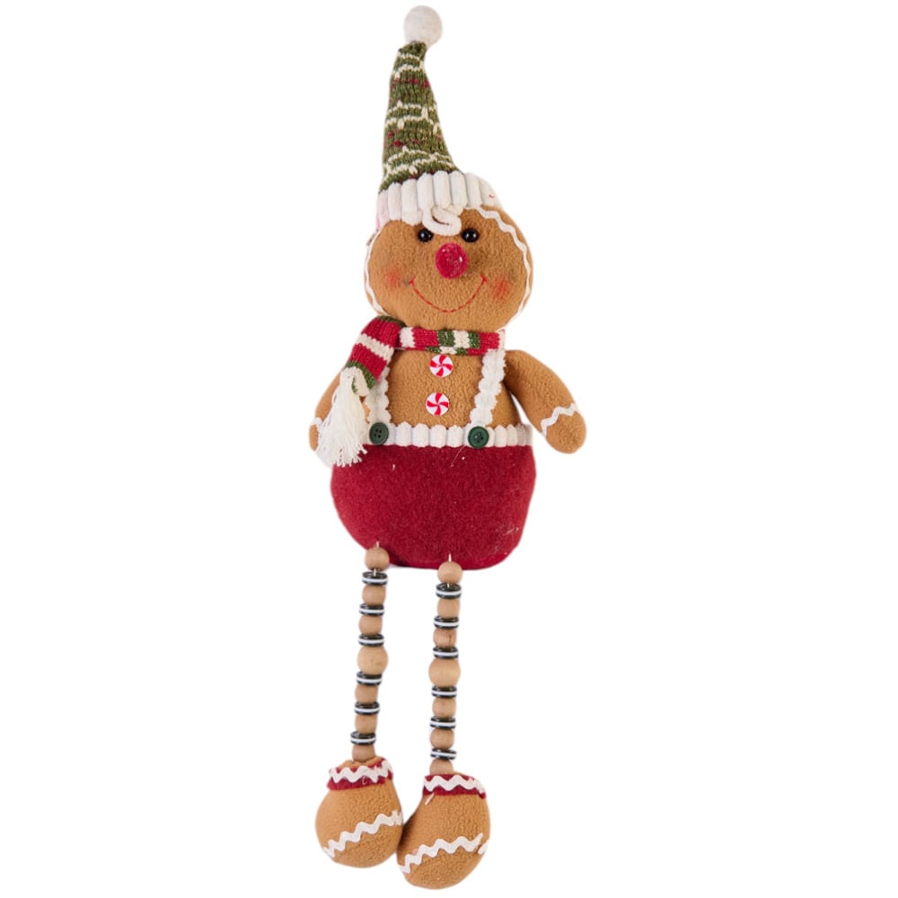 Single Candy Cane Lane Sitting Gingerbread Ornament in Assorted styles Image 4