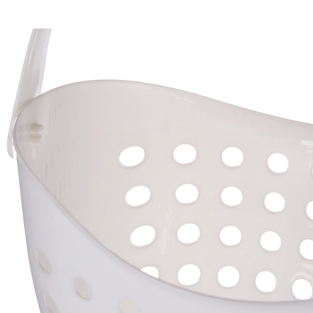 Premier Housewares 3-Tier White Shower Caddy Image 4