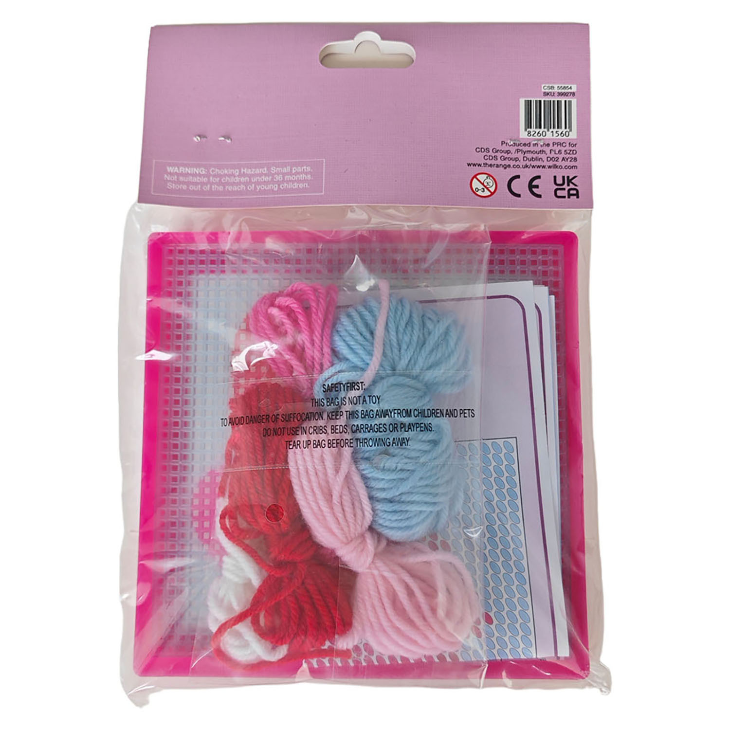 Cross Stitch Heart Frame Kit Image 3
