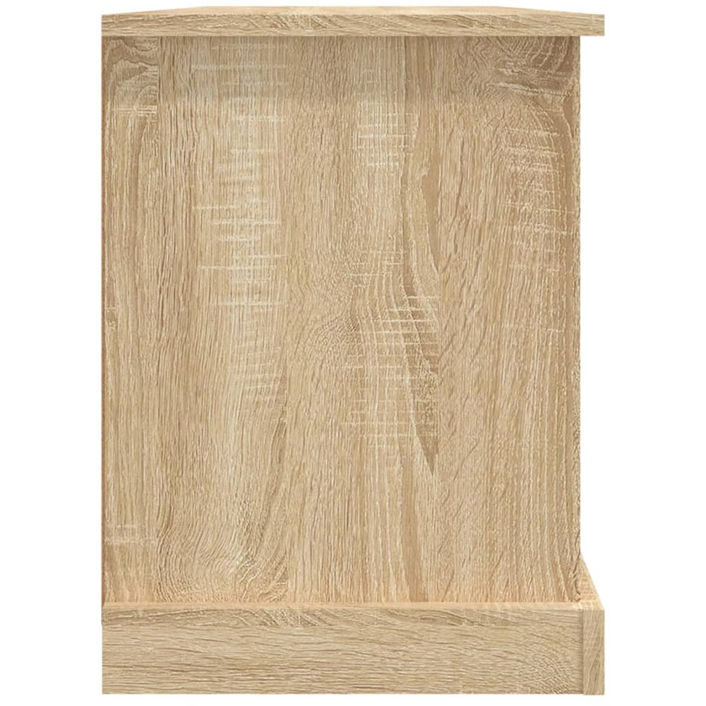 vidaXL 2 Drawer 4 Open Shelf Sonoma Oak TV Cabinet Image 7