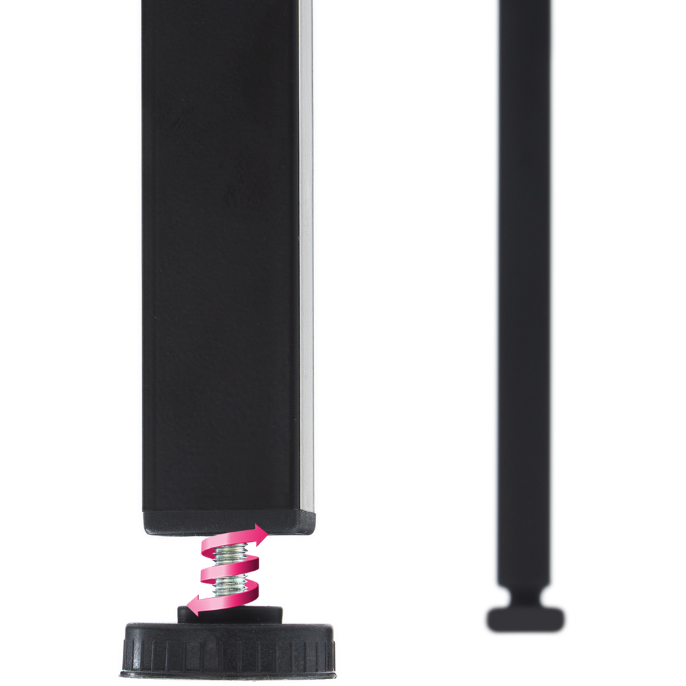 tectake Vanport Dark Wood Desk Image 5