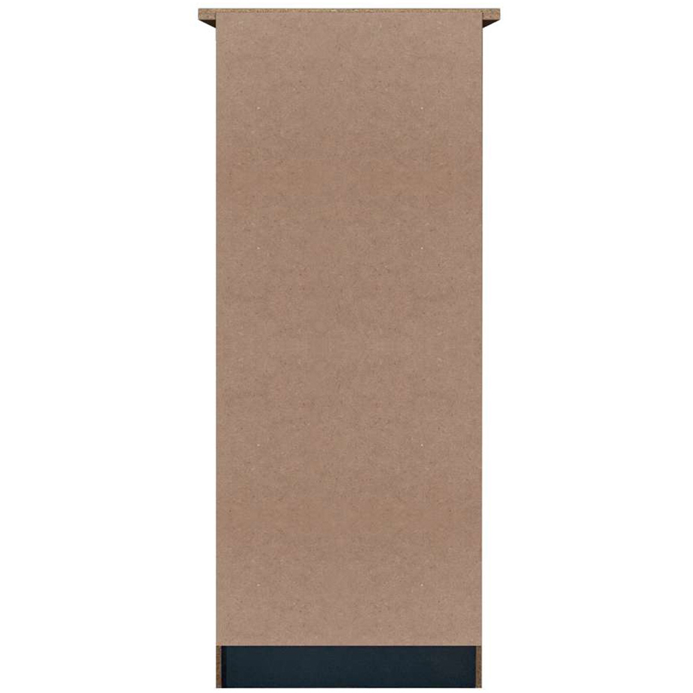 Highgate 2 Door Navy and Oak Wardrobe Image 5