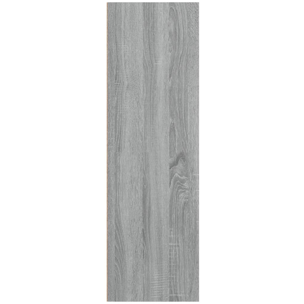 vidaXL 6 Shelf Grey Sonoma Bookcase Image 7