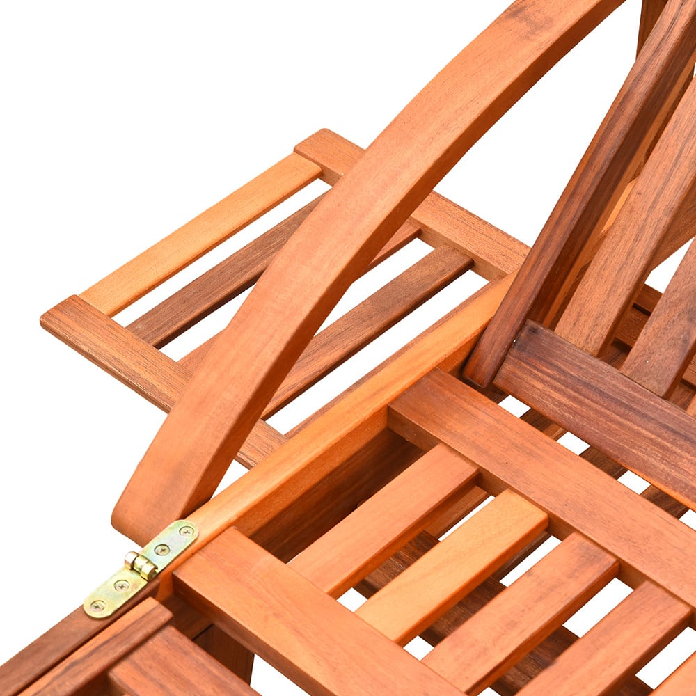 Outsunny Sun Lounger Foldable Recliner Image 5