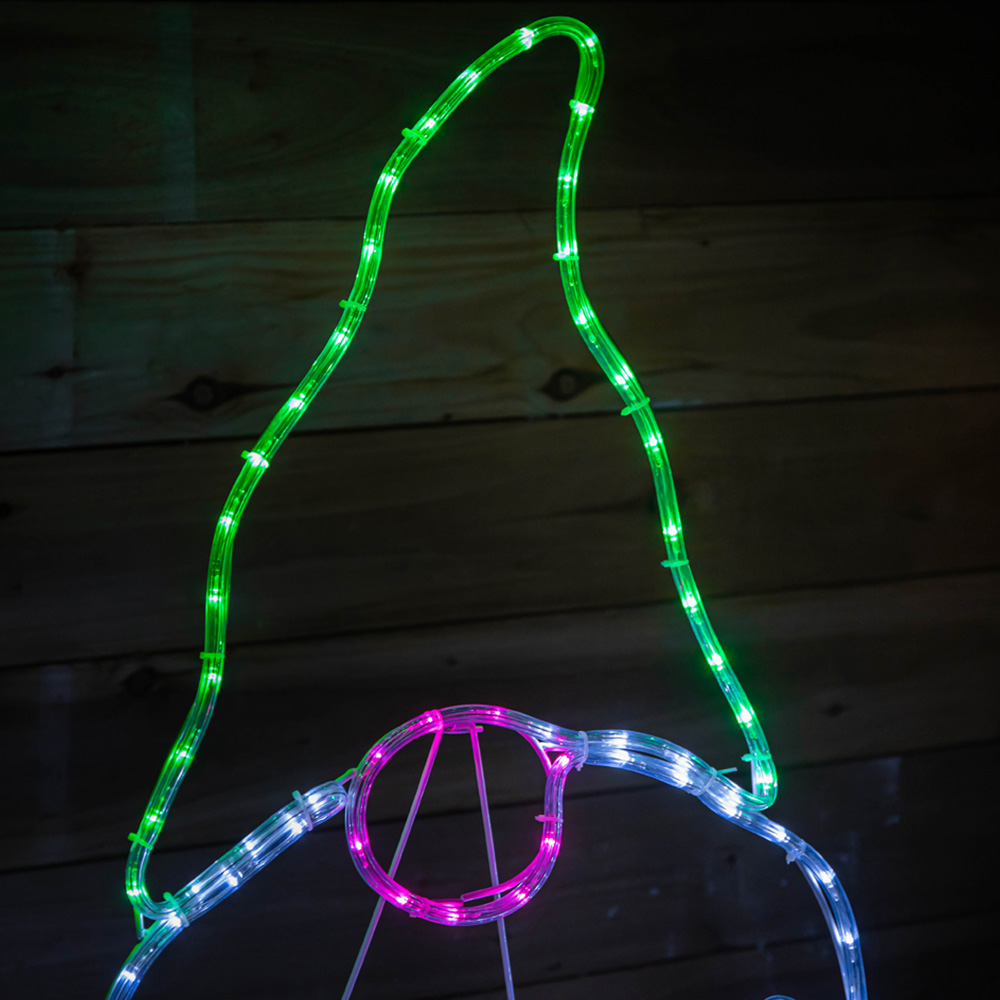 Samuel Alexander 132 Multicolour LED Standing Gnome Rope Light 91cm Image 3