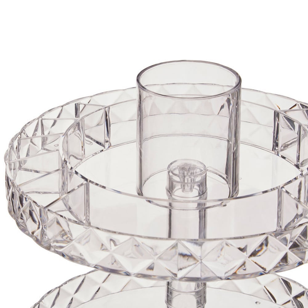 Premier Housewares Clear 3 Tier Cosmetic Organiser Image 5