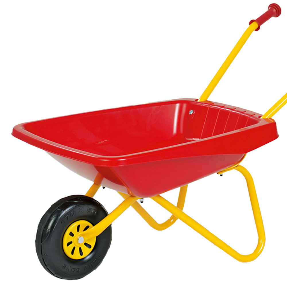Robbie Toys Red and Yellow Kid’s Metal and Plastic Wheelbarrow 15Kg Image 2