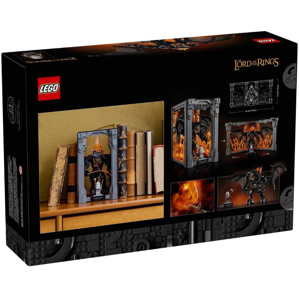 LEGO Icons 10367 The Lord of the Rings Balrog Book Nook Set Image 1