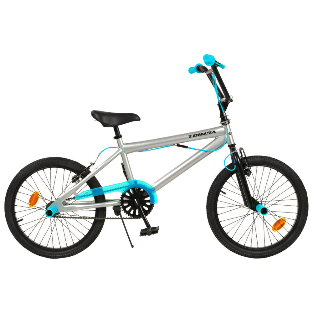 Toimsa BMX 20" Bicycle Silver and Blue Image 2