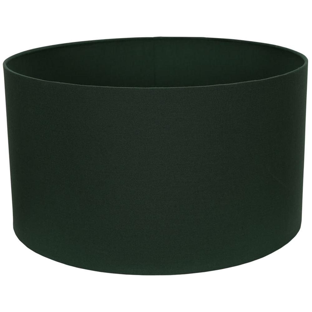 ValueLights Reni Forest Green Ceiling Drum Lamp Shade Large Image 1