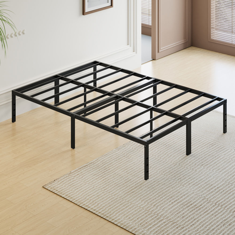 Living and Home Double Black Metal Bed Frame Image 7