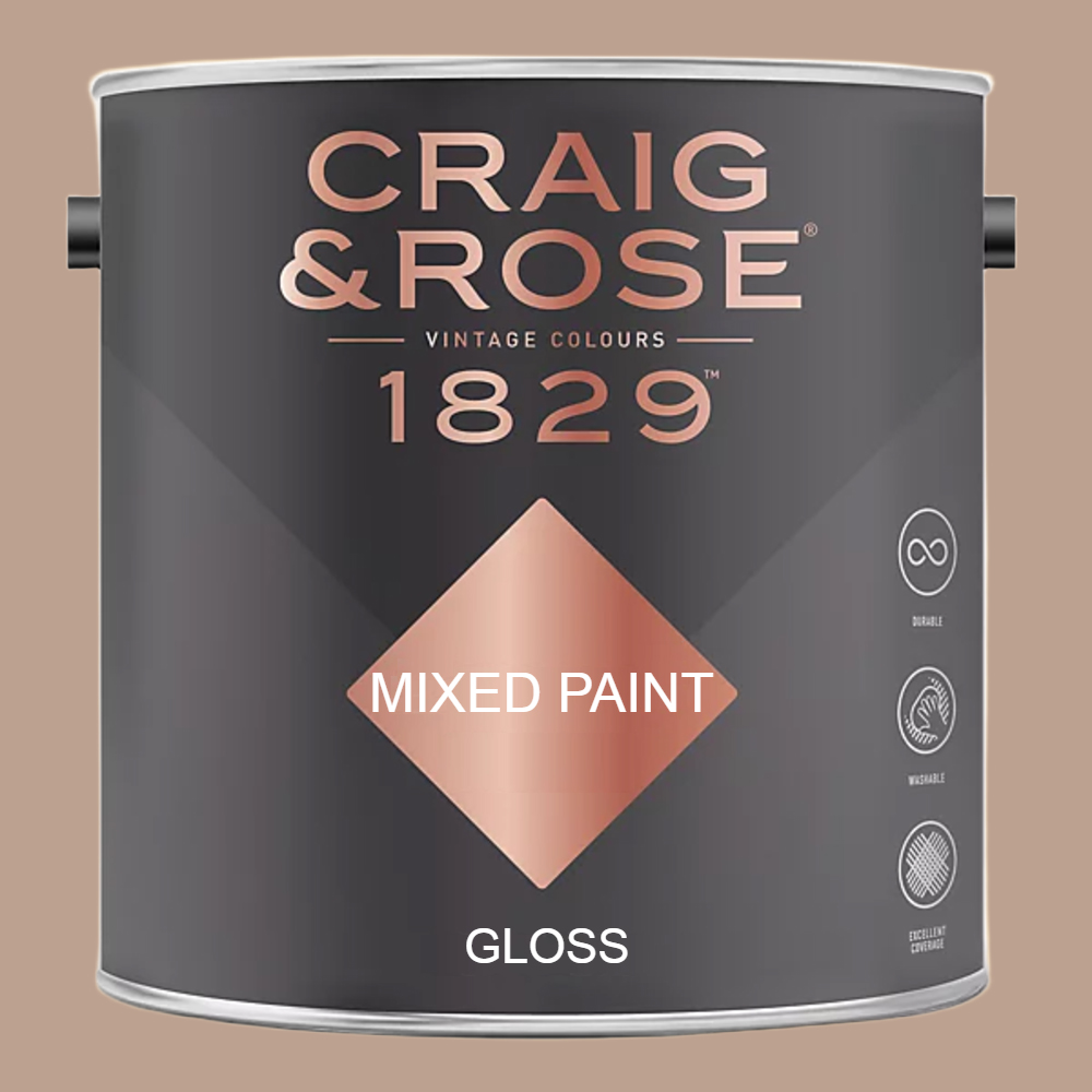 Craig & Rose 1829 Vintage Walls Wood and Metal Light Umber Gloss Mixed Paint 2.5L Image 2