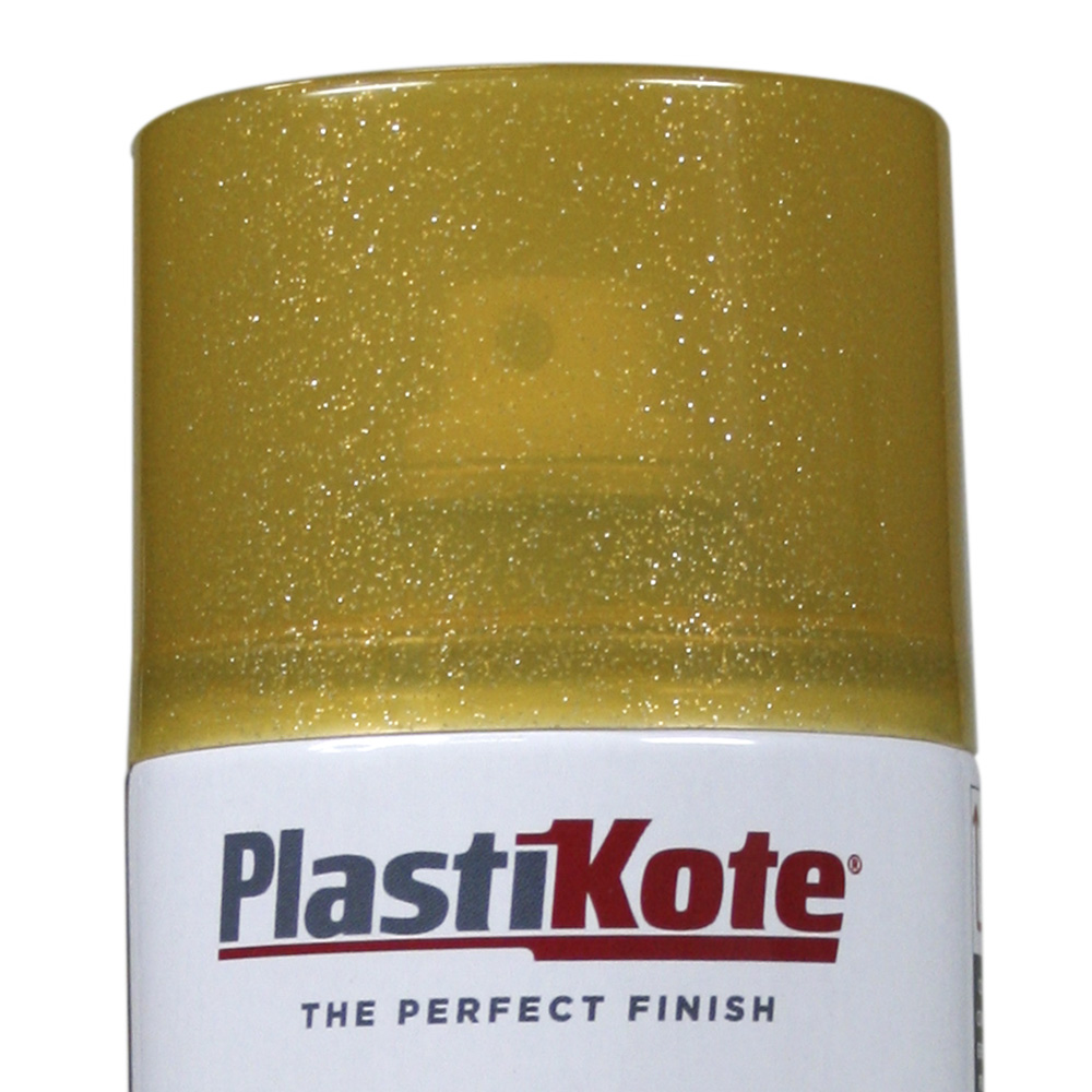 PlastiKote Gold Glitter Effect Spray Paint Image 2