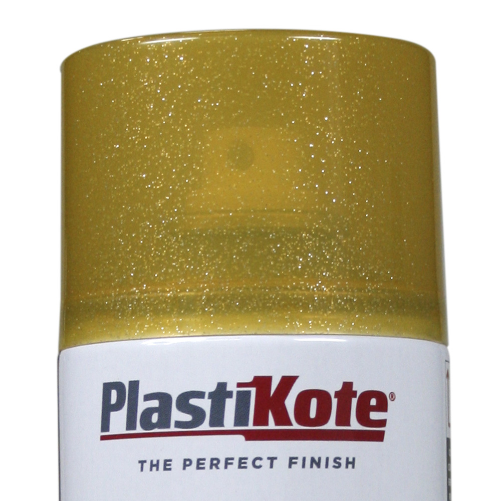 PlastiKote Gold Glitter Effect Spray Paint Wilko