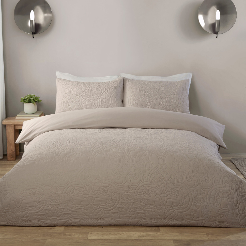 Sanderson Pinsonic Duvet Set Natural Double Image 1