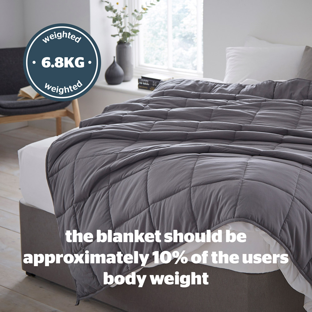 Silentnight Wellbeing Weighted Blanket 6.8kg Wilko