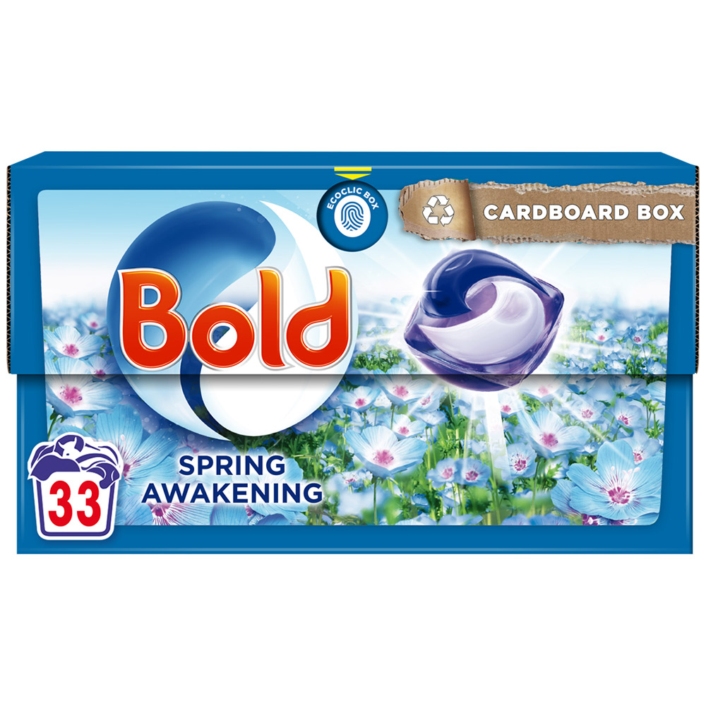 Bold All in 1 Pods Spring Awakening Washing Liquid Capsules 33 Washes Image 1