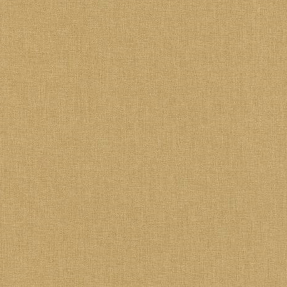 Grandeco Panama Linen Fabric Ochre Plain Wallpaper Image 1