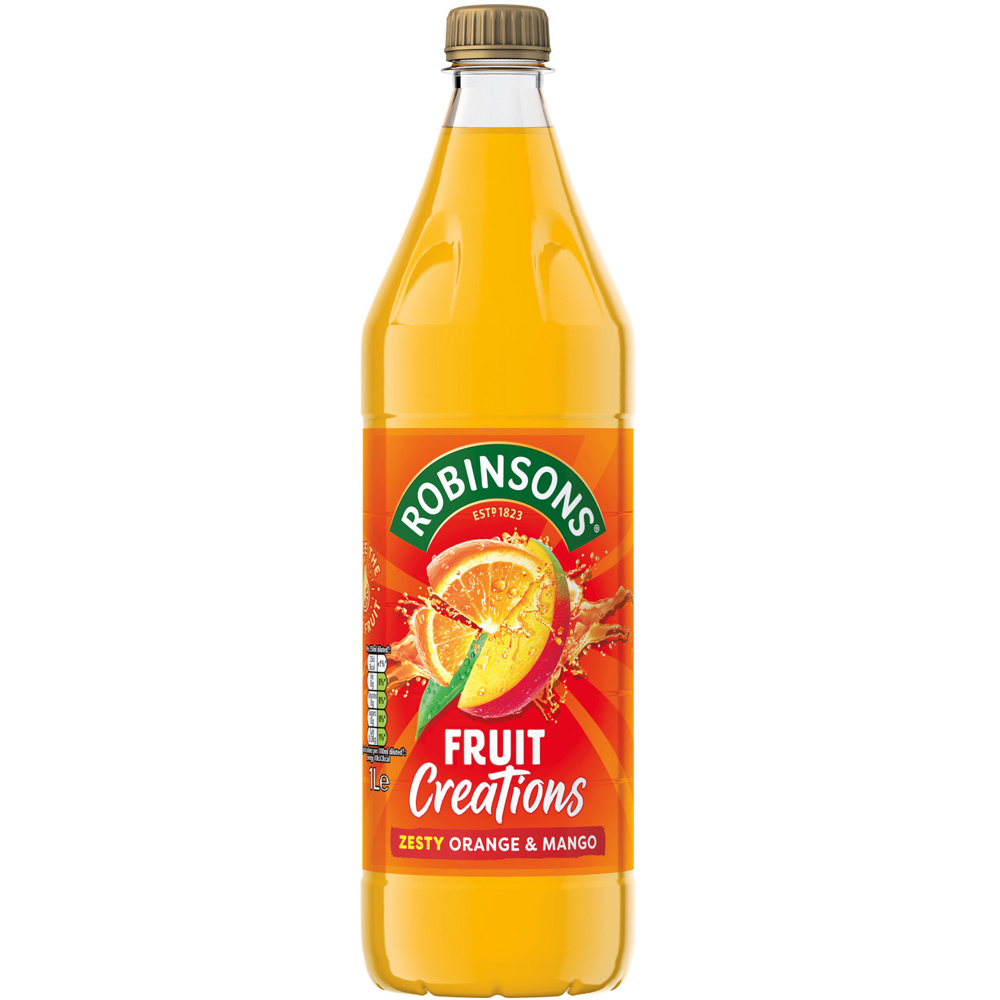 Robinsons Fruit Creations Zesty Orange and Mango 1L Image