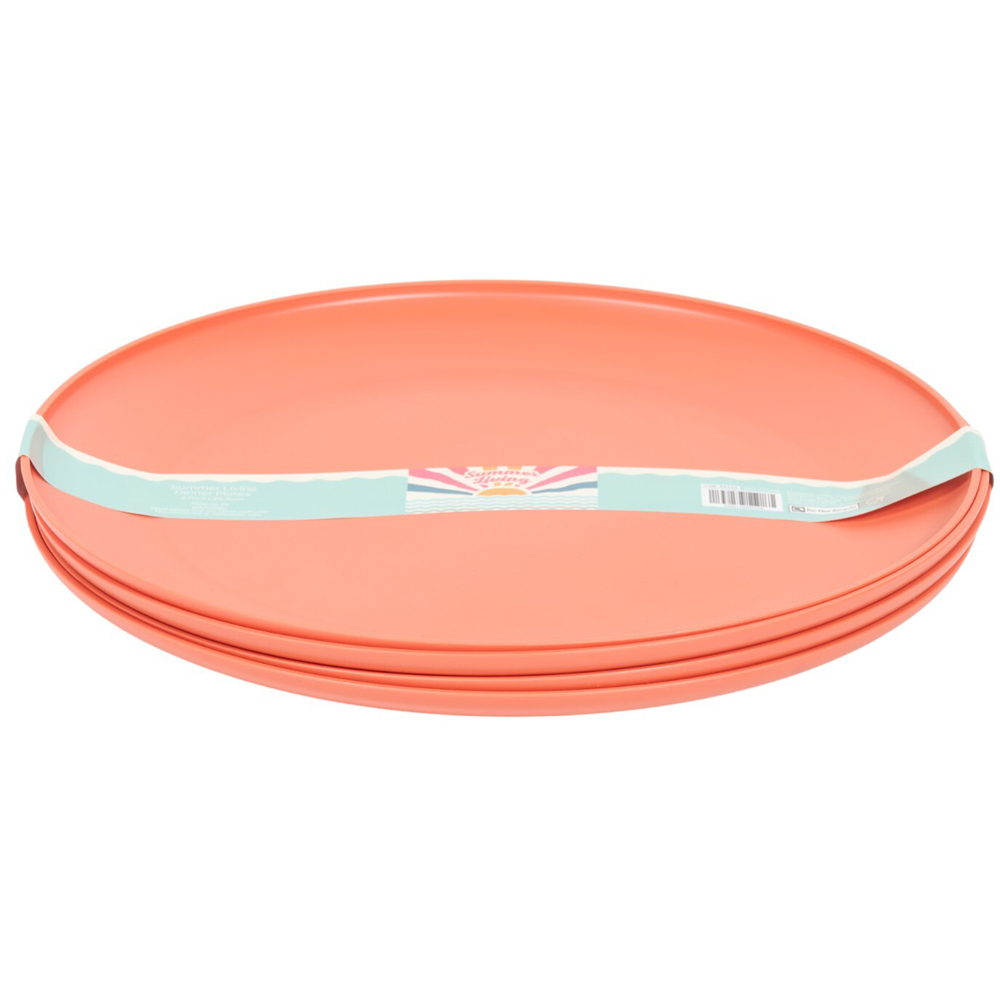 Pack of 4 Summer Dinner Plates Image 2