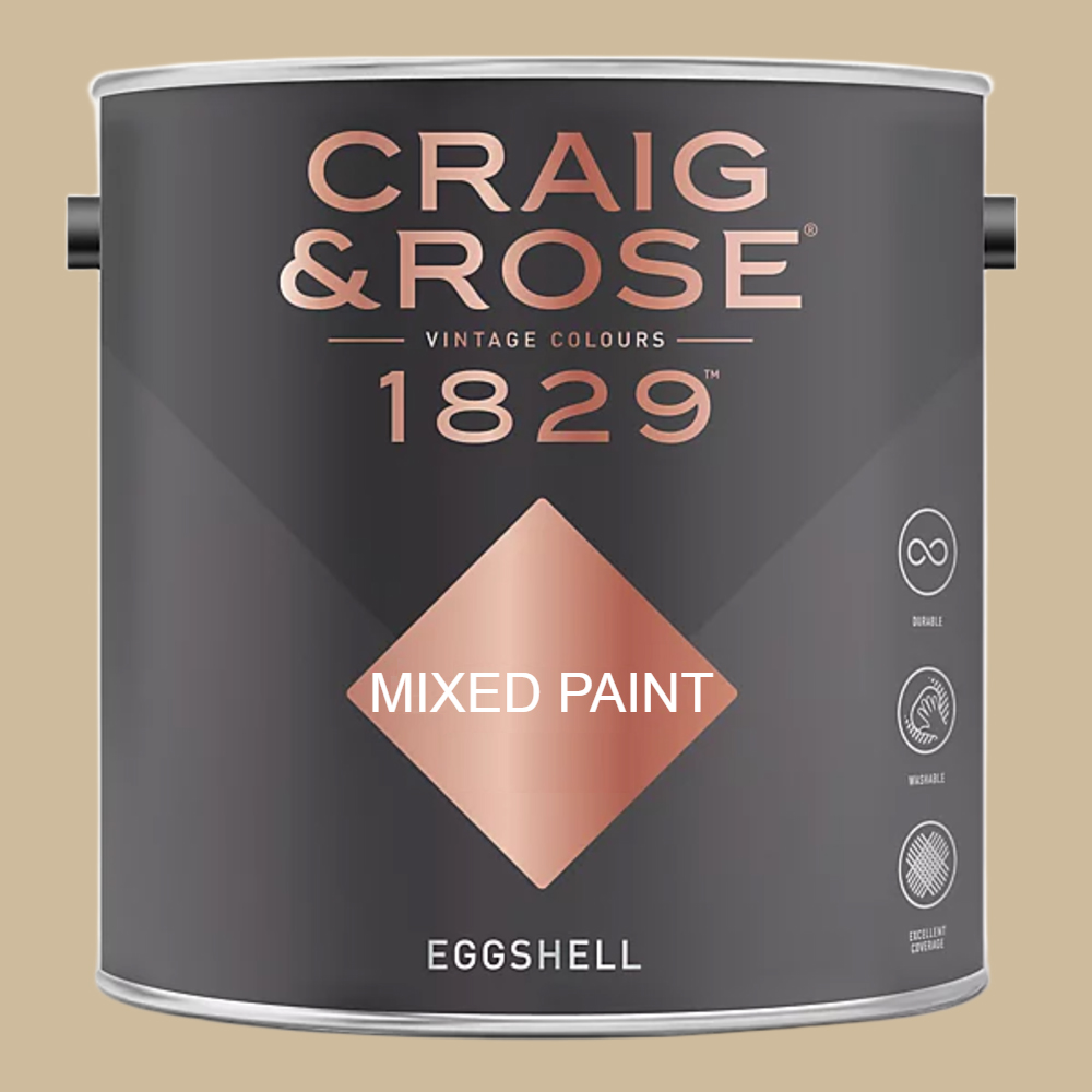 Craig & Rose 1829 Vintage Walls Wood and Metal Pale Oak Eggshell Paint 2.5L Image 2