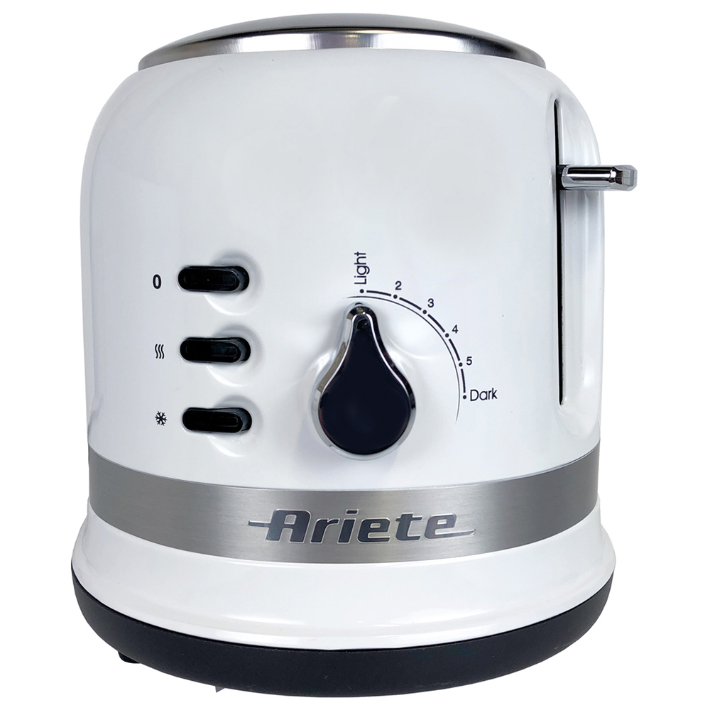 Ariete Moderna White Kettle, 2 Slice Toaster, Espresso Coffee Maker Set Image 8