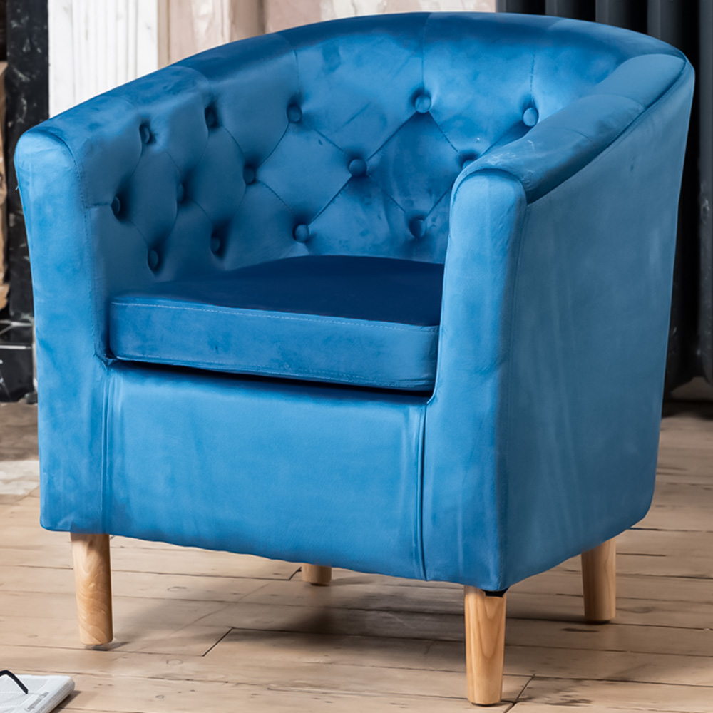 Artemis Home Clio Blue Accent Chair Image 1