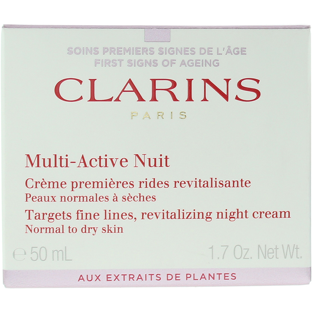 Clarins Multi Active Normal to Dry Skin Night Cream 50ml Image 3