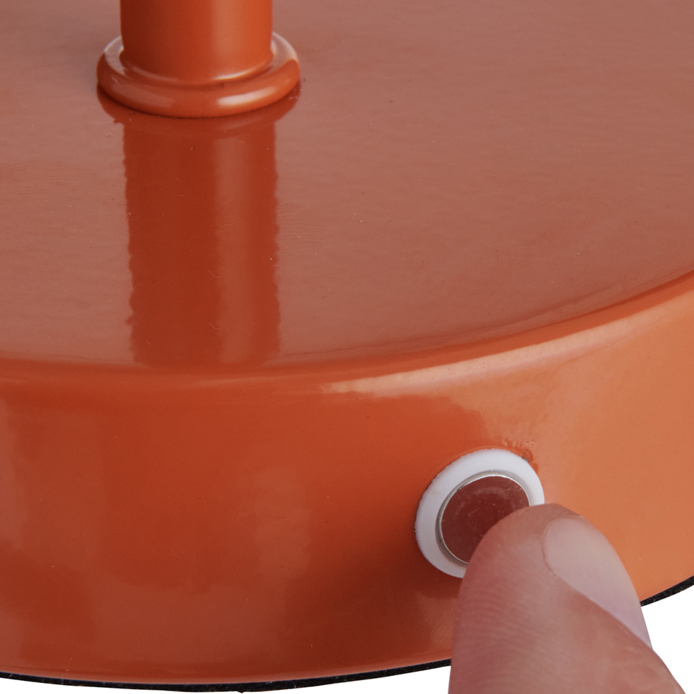 Wilko Orange Stick Lamp Rounded Shade Image 6