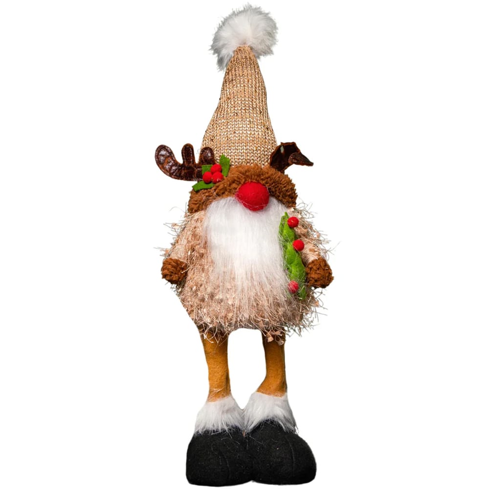 Samuel Alexander Warm White LED Standing Christmas Reindeer Gonk 46cm Image 1