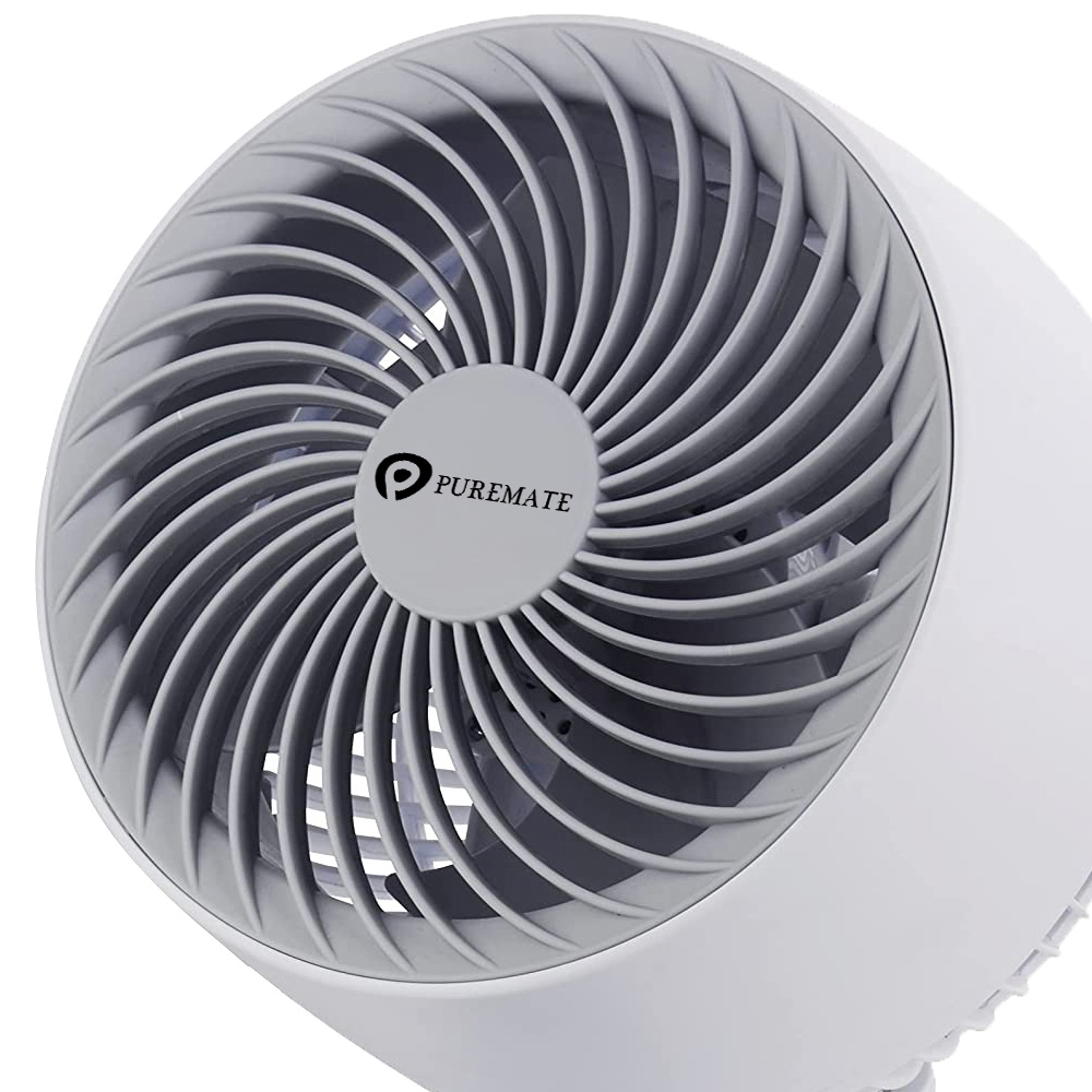 Puremate White Air Circulator Fan 8 inch Image 3