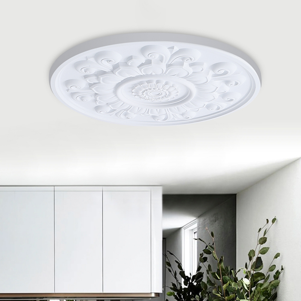 Living and Home Polyurethane Ceiling Medallion 33 inch Image 5
