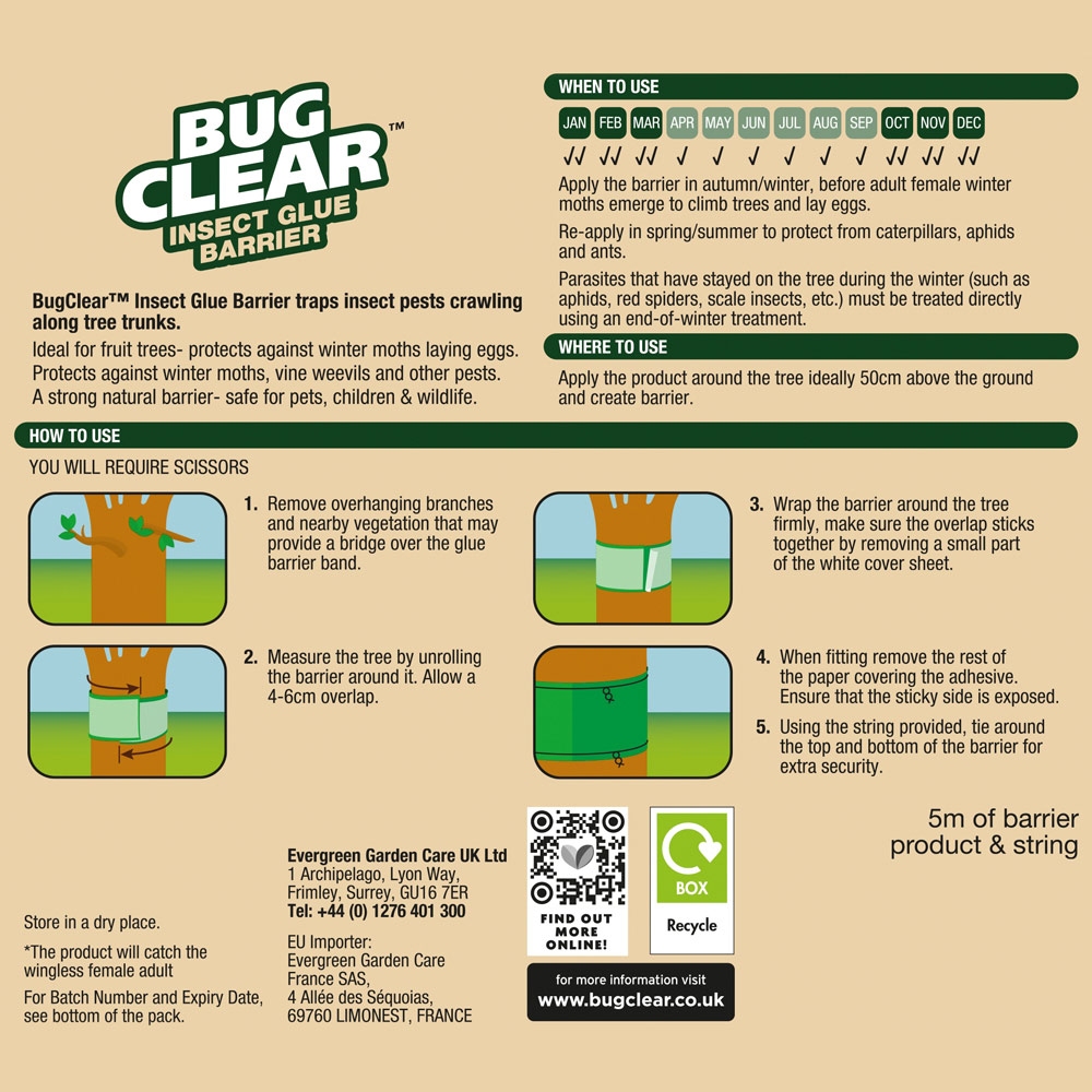 BugClear Insect Glue Barrier 5m Image 5