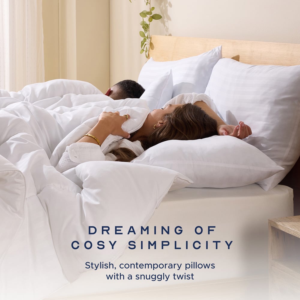 Snuggledown Scandinavian Hollowfibre Pillow 2 Pack Image 2