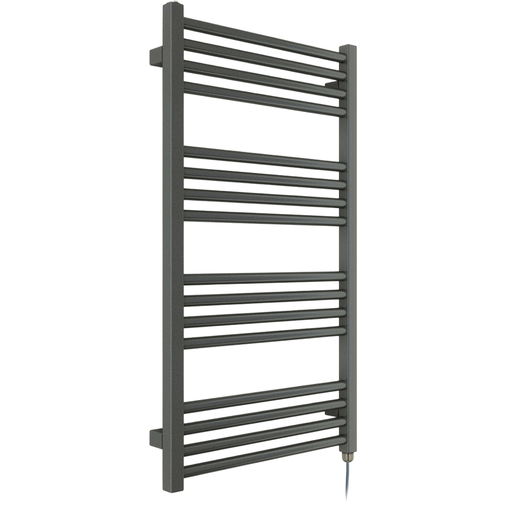 Terma Fiona E Sparkling Grey Electric Towel Rail 900 x 500mm Image 1