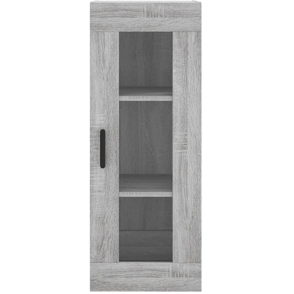 vidaXL 2 Glass Door Grey Sonoma Highboard Image 6