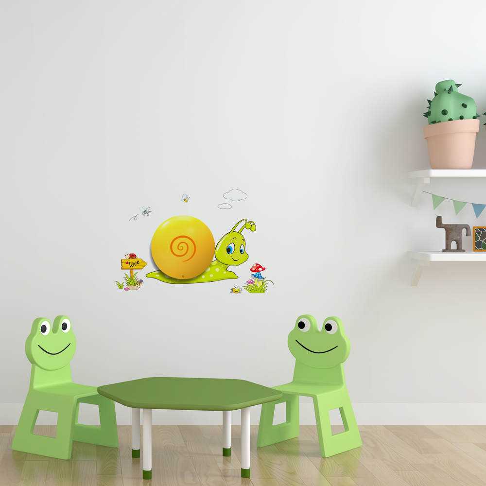 Milagro Snail Yellow LED Children Lamp 230V Image 3