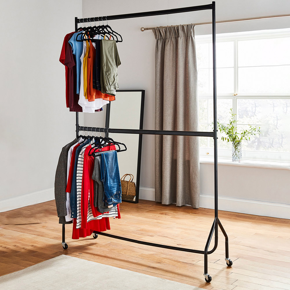 House of Home Heavy Duty Two-Tier Clothes Rail 5 x 7ft Image 2