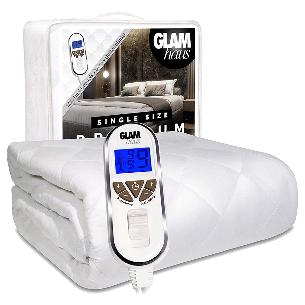GlamHaus Single Fitted Electric Blanket Image 4