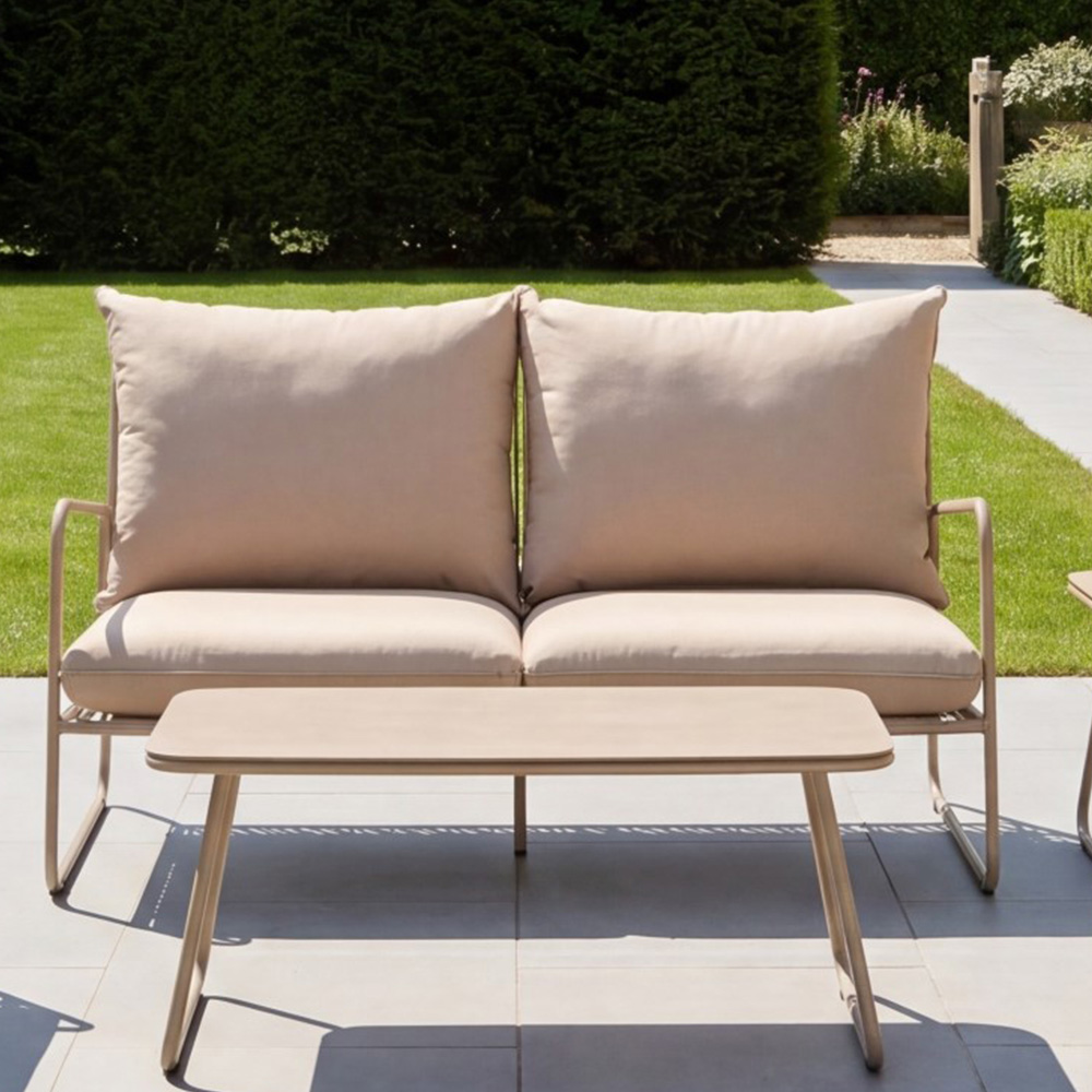 Artemis Home Sorella 4 Seater Beige Patio Conversation Set Image 3