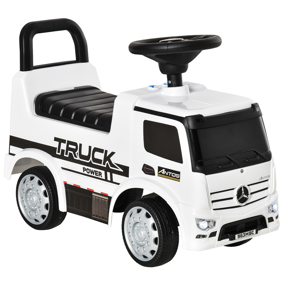 HOMCOM Kids Foot-to-Floor Push Along Ride On Sliding Toy Car Image 1
