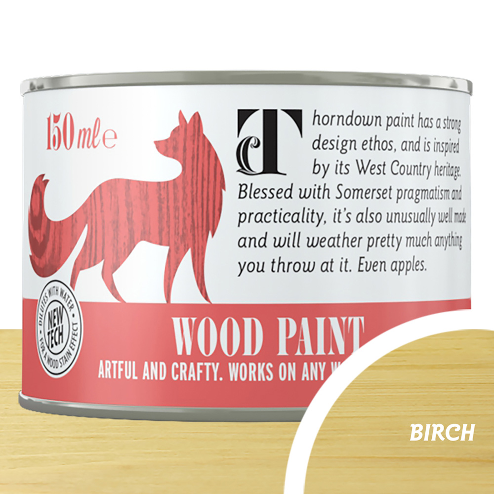 Thorndown Birch Satin Wood Paint 150ml Image 3