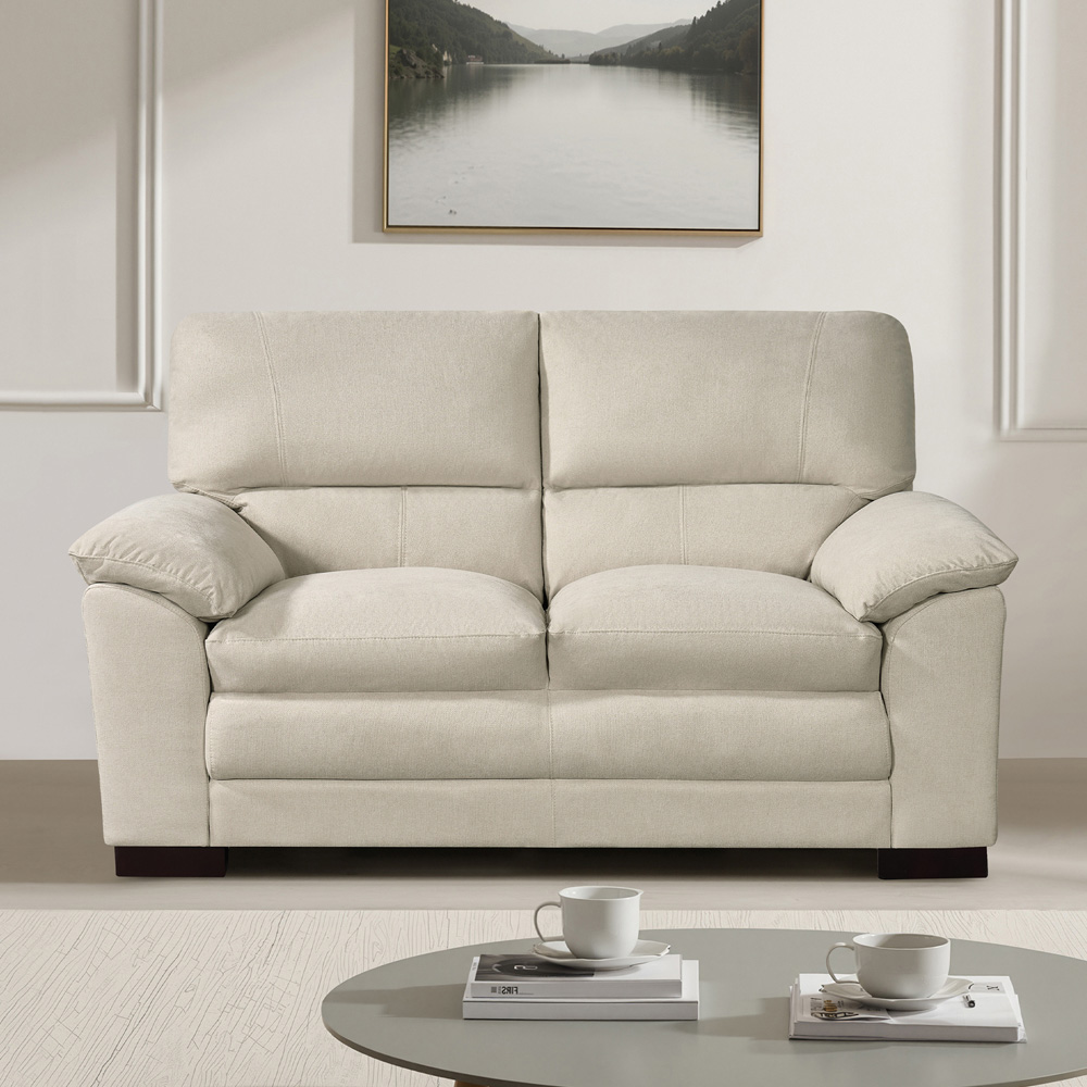 Artemis Home Ramona 2 Seater Oat Fabric Sofa Image 3
