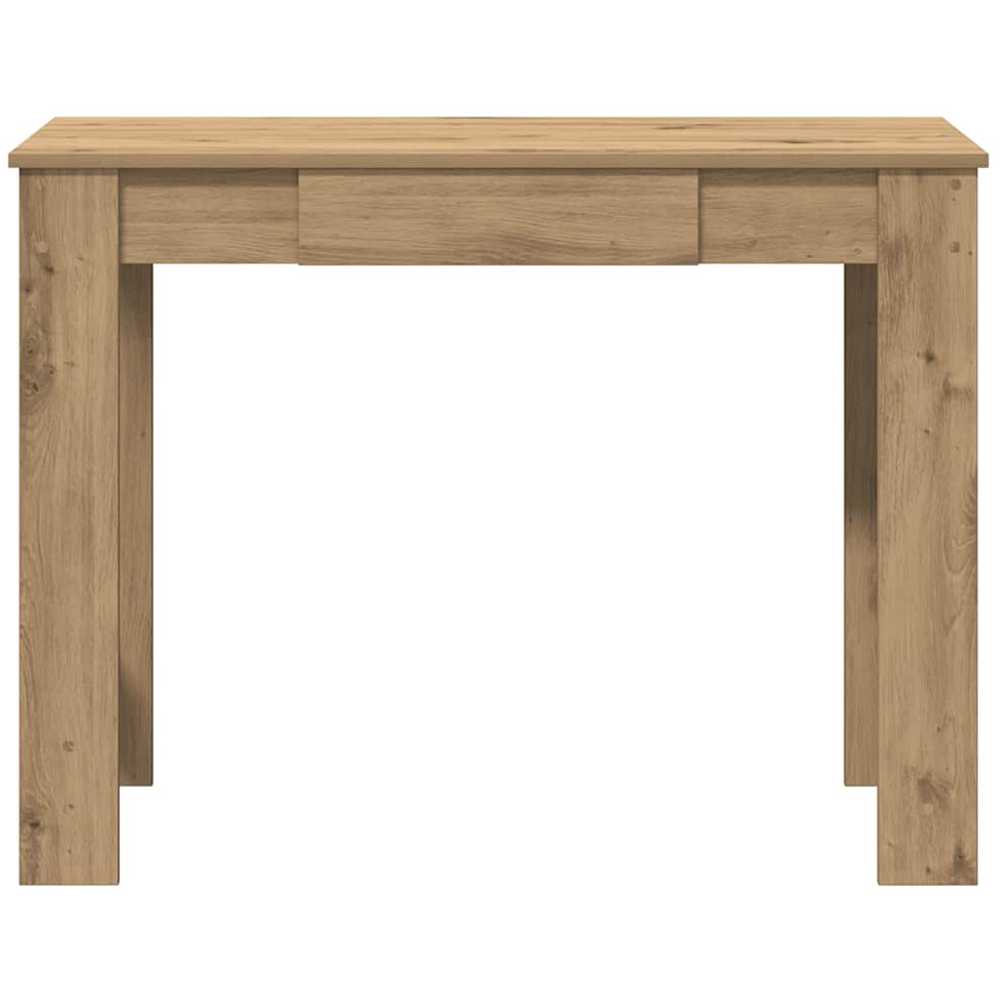 vidaXL Single Drawer Computer Desk Artisan Oak Image 3