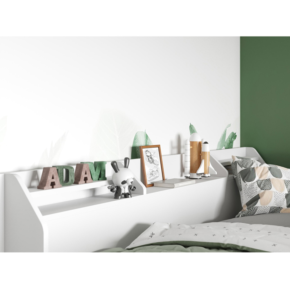 Flair Stepaside White L Shaped Bunk Bed Image 3