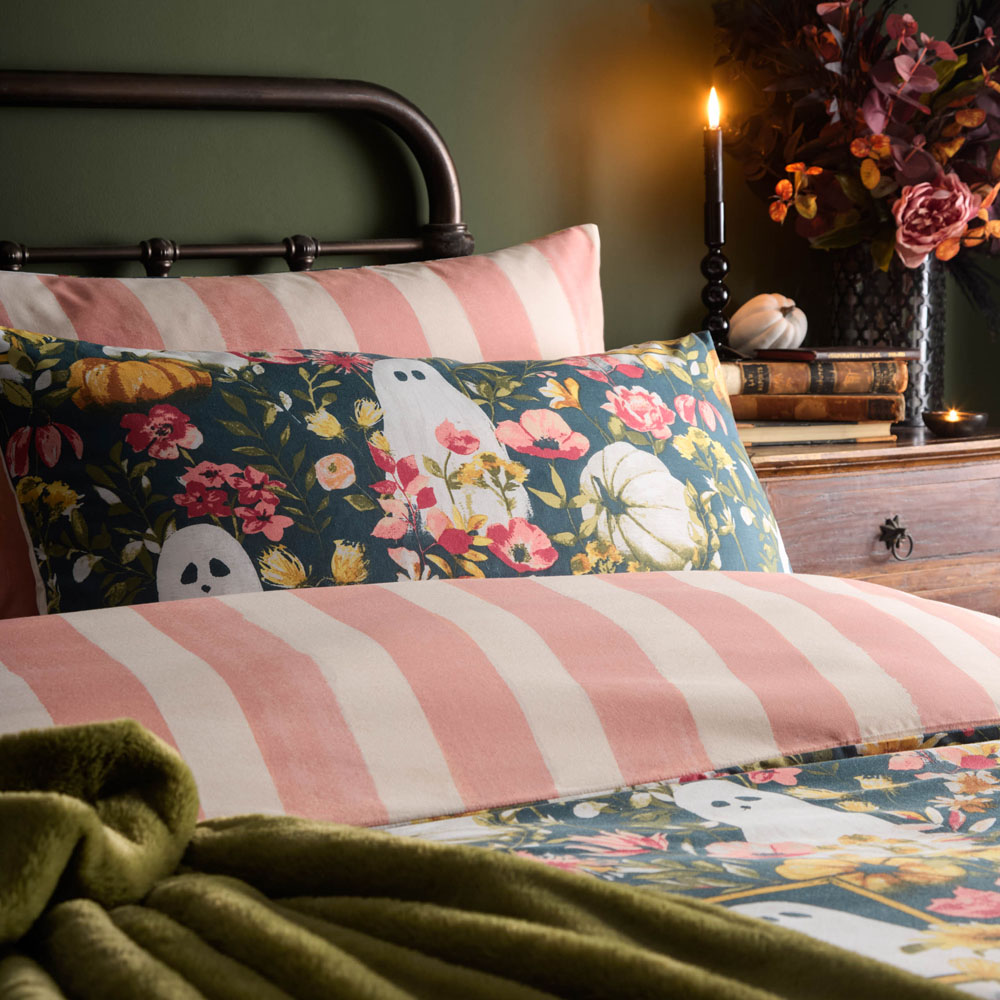 Furn Super King Size Botanical Printed Reversible Duvet Set Image 2