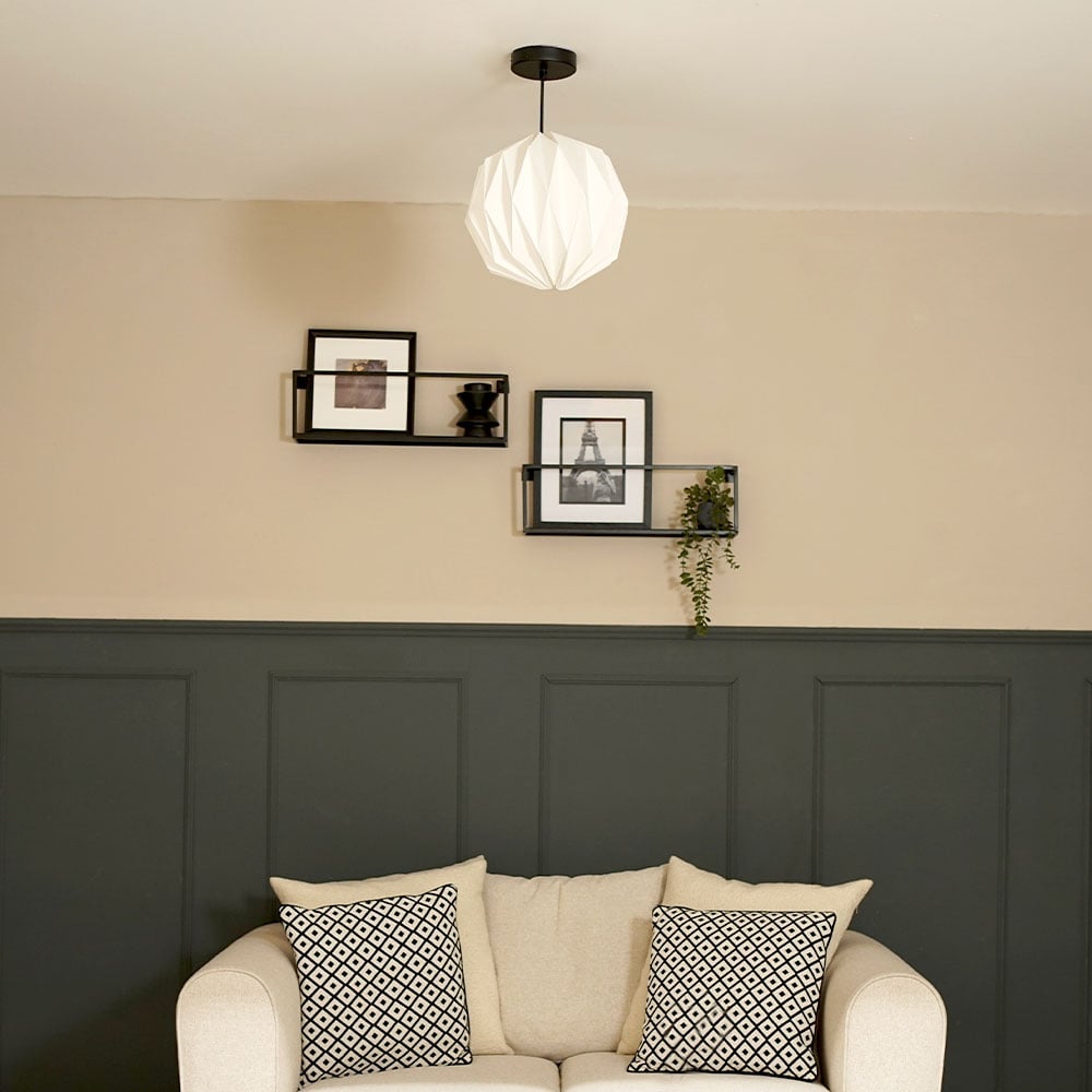 ValueLights Astrid White Paper Light Shade Image 4